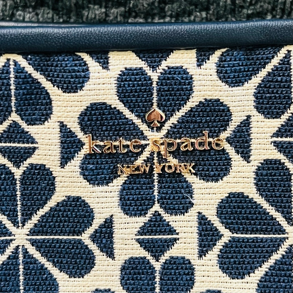 Kate Spade Floral Blue and White Tote Bag - Picture 9 of 9